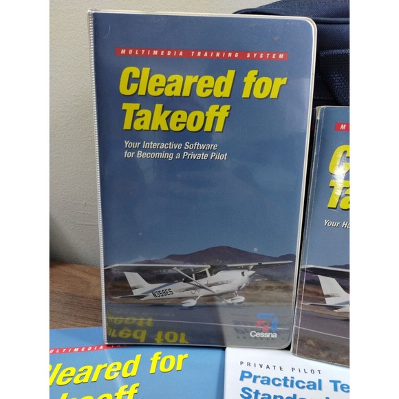 Cleared Takeoff Cessna Private Pilot Training CDs Syllabus Handbook Accessories - Picture 2 of 10